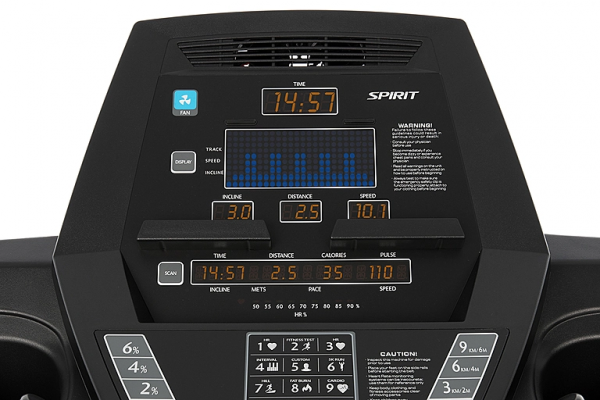 Беговая дорожка Spirit Fitness CT800 Graphite gray
