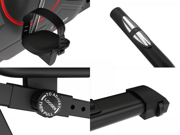 Горизонтальный велотренажер UNIXFIT BR-390