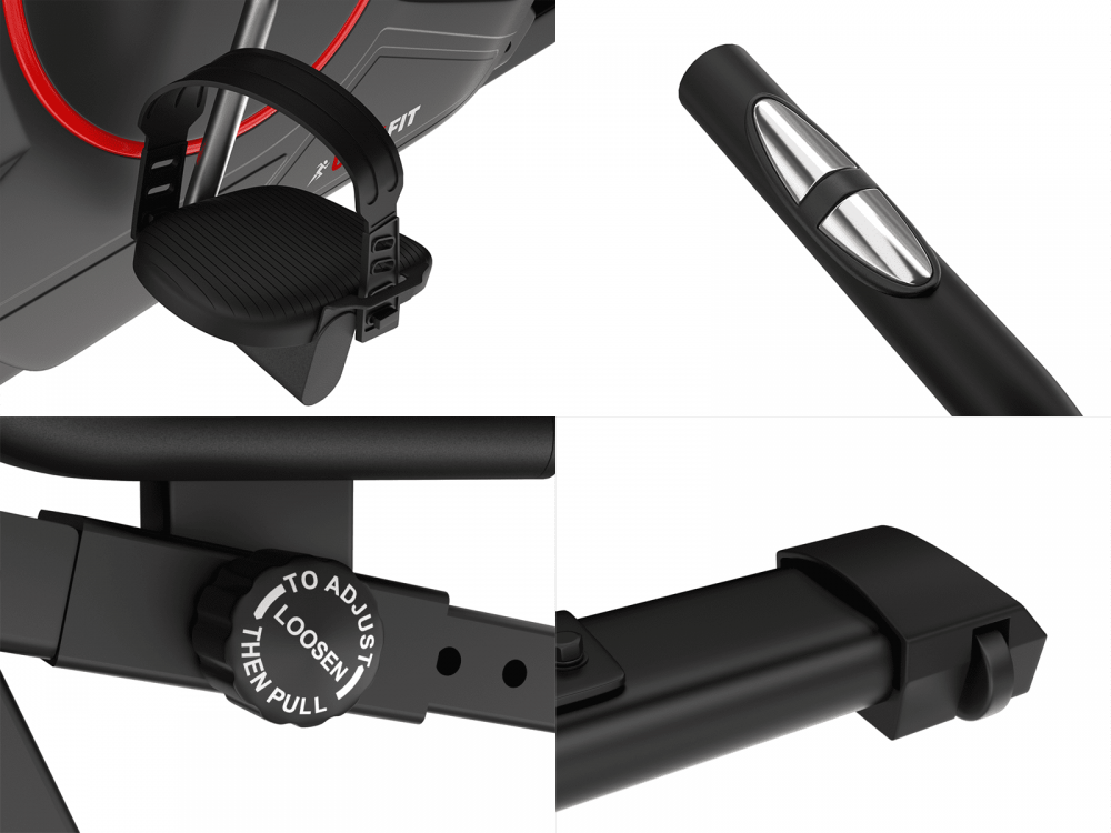 Горизонтальный велотренажер UNIXFIT BR-390Е