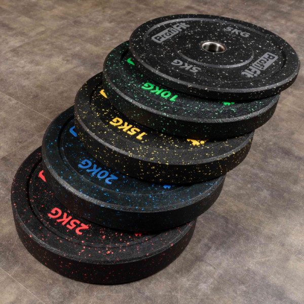 Диск для штанги HI-TEMP с цветными вкраплениями, PROFI-FIT D-51