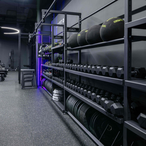 Гантель гексагональная обрезиненная PROFI-FIT