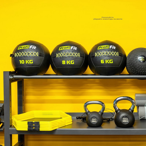 Медицинбол набивной (Wallball) PROFI-FIT