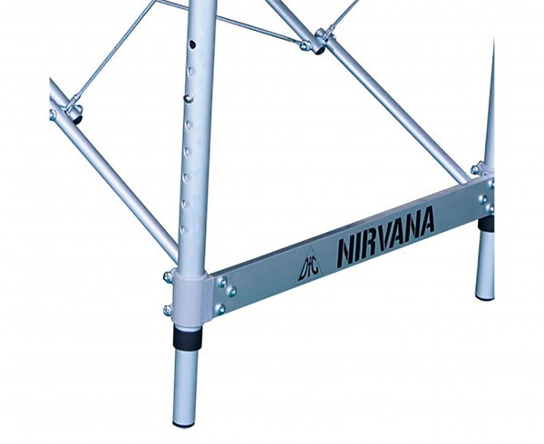 Массажный стол DFC NIRVANA, Elegant, 186х60х4 см, алюм. ножки, цвет оранжевый (Orange)