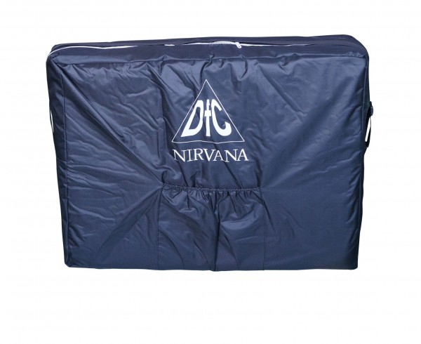 Массажный стол DFC NIRVANA, Elegant LUXE, 186х70х4 см, алюм. ножки, цвет горчичный (Mustard)