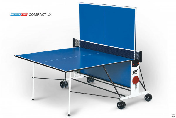 Теннисный стол START LINE COMPACT LX  c сеткой Blue