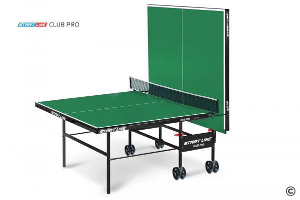 Теннисный стол START LINE Club PRO 16 мм с сеткой  Green