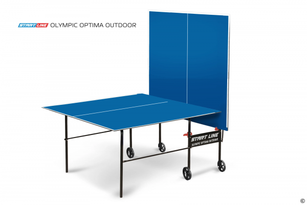 Теннисный стол Start line Olympic Optima Outdoor BLUE с сеткой