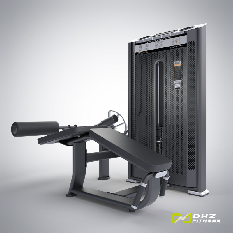 Сгибание ног лежа. DHZ E7001A (Стек 110 кг)