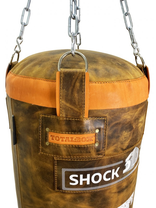 Мешок кожаный 3D Shock load 42х136 см 66 кг