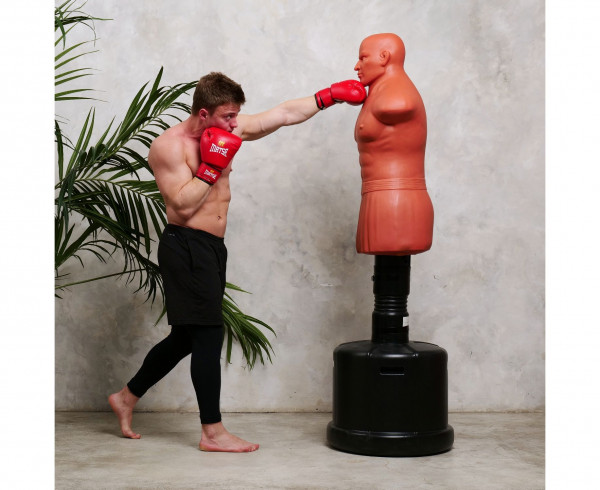 Манекен Boxing Punching Man-Heavy (беж) (манекен плюс колба) Регулировка высоты