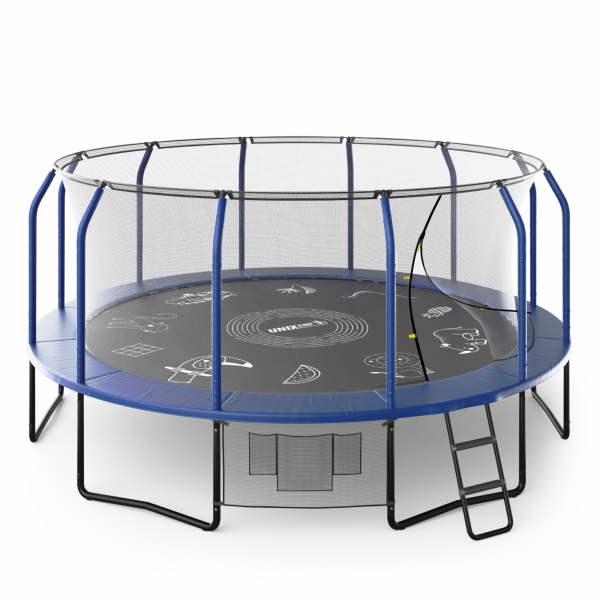 Батут UNIX line SUPREME GAME 16 ft (blue)