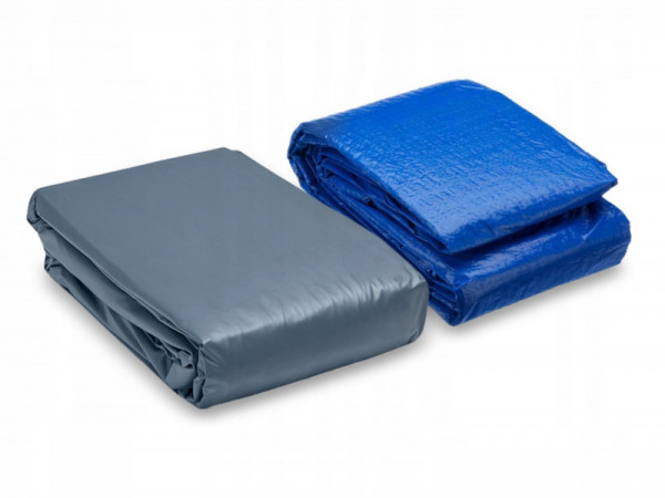 Каркасный бассейн Bestway Power Steel 549х274х122см, 13430л, фил.-насос 5678л/ч, лестница, тент, попл.-доз.