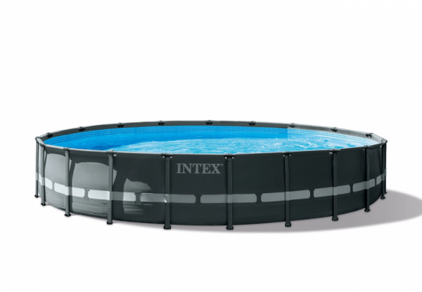 Каркасный бассейн Intex Ultra XTR Frame 610х122см, 30079л, песч.фил.-нас. 7900л\ч, лестница, тент, подстилка