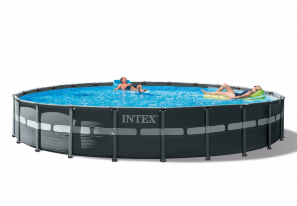 Каркасный бассейн Intex Ultra XTR Frame 732х132см, 47241л, песч.фил.-нас. 10500л/ч, лестница, тент, подстилка