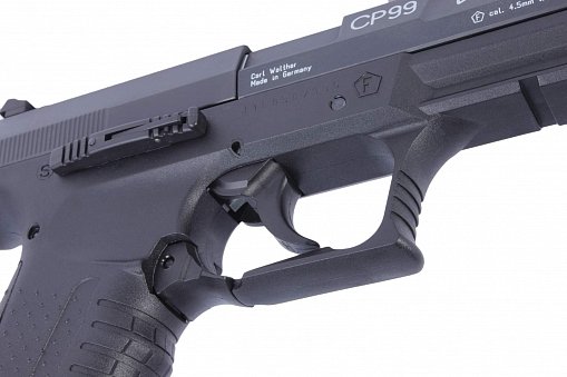 Пистолет пневматический Walther СР 99 (чёрный с чёрной рукояткой)