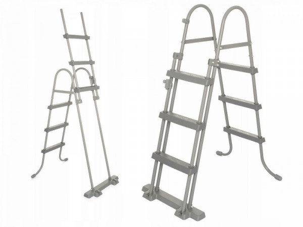Каркасный бассейн Bestway Power Steel 427х250х100см "Ротанг" 7250л, фил.-нас. 2006л/ч, лестн, тент, попл-доз