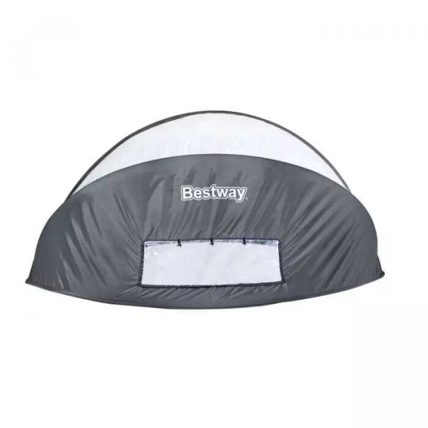 Каркасный бассейн Bestway Steel Pro Max 366х122см, 10250л, с навесом, фил.-насос 2006л/ч, лестница, тент