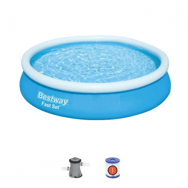 Бассейн Bestway Fast Set 366х76см, 5377л, фил.-насос 1249л/ч (57274 BW)