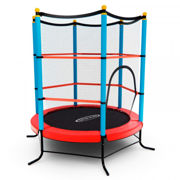 Батут DFC SMRKIDS 55 дюймов с сеткой RED