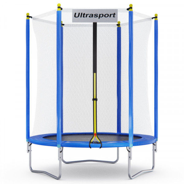 Батут Trampoline STOCK 6 ft ULTRASPORT с внешней защитной сеткой