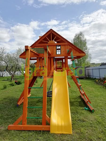 Детская площадка IgraGrad Крепость Фани с рукоходом (Домик)