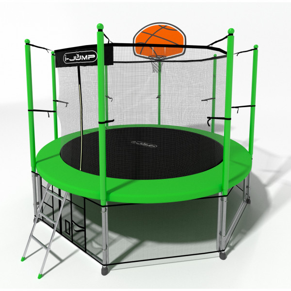 Батут i-Jump Basket 14ft green