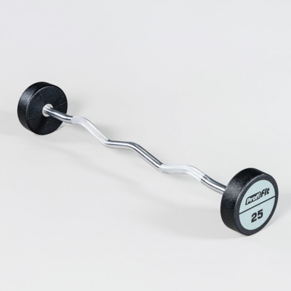 Набор изогнутых полиуретановых штанг (шаг 5 кг, 5 шт) 10-30 кг PROFI-FIT