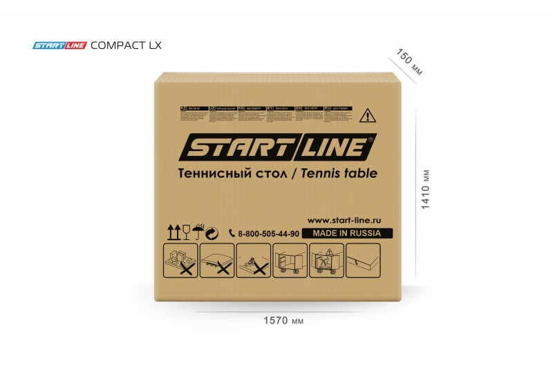 Теннисный стол Compact LX Black