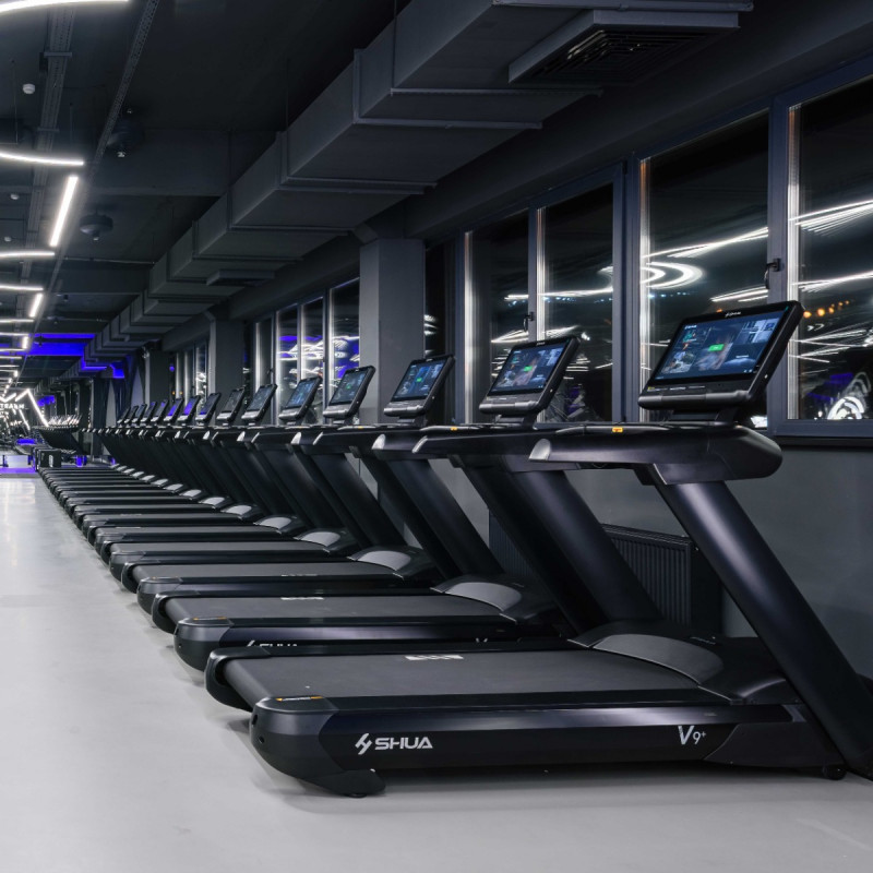 Профессиональная беговая дорожка SHUA SH-T8919T22 (Android-дисплей, 21,5")