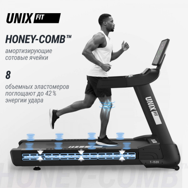 Беговая дорожка UNIX Fit T-1520 PRO (LED)