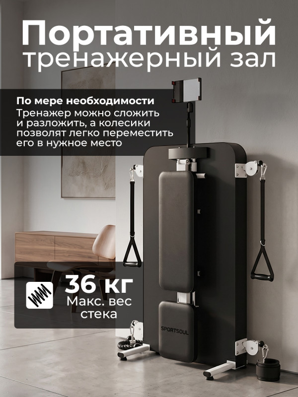 Силовой комплекс со скамьей DFC SPORTSOUL GWY009
